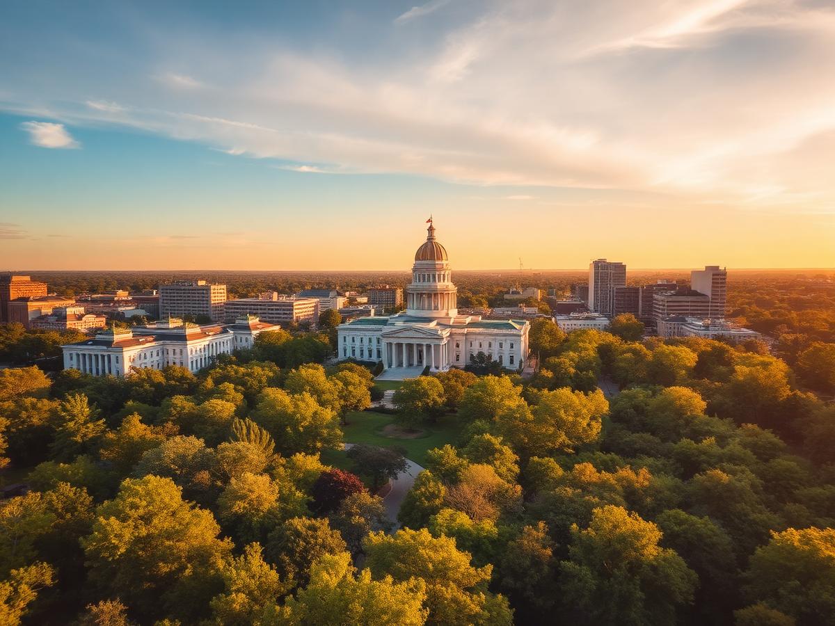 Tallahassee, FL aerial view